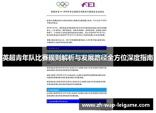 英超青年队比赛规则解析与发展路径全方位深度指南